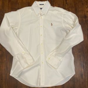 Ralph Lauren white long sleeve. Size 10